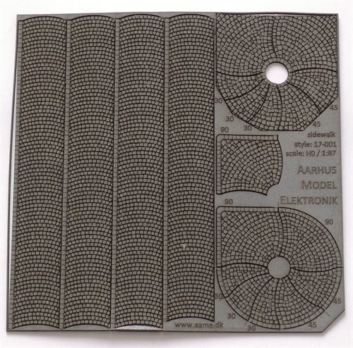 Aarhus Model Electronics 0025 Pavement, Chaussessten, 2 Blatt, H0