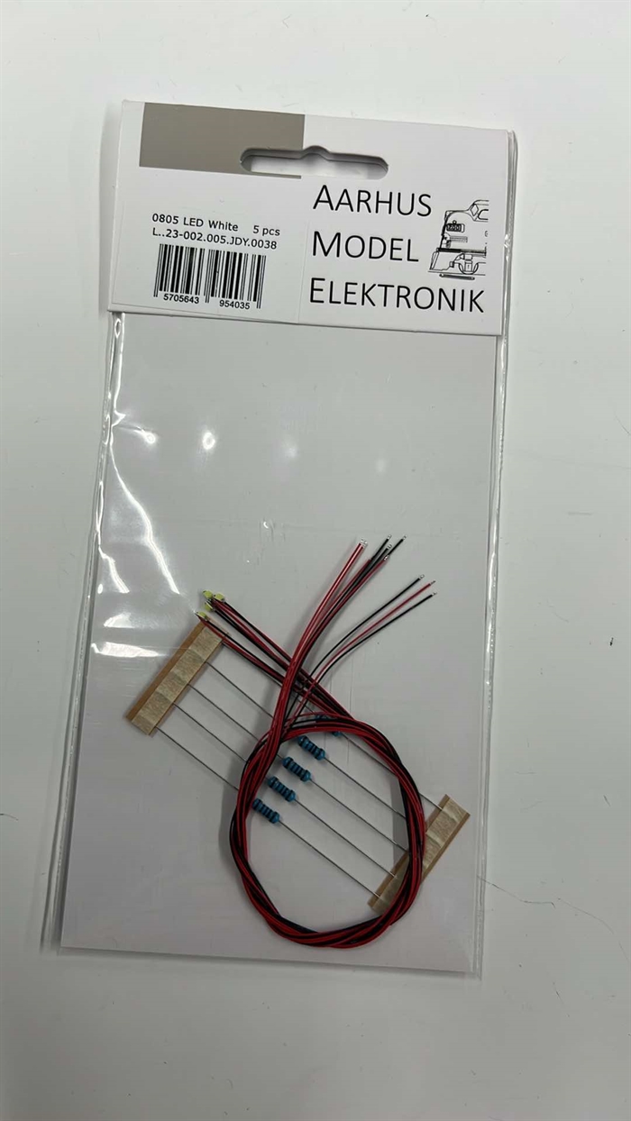 Aarhus Model Elektronik 0015 3 V LED, warmweiß, 10er-Pack
