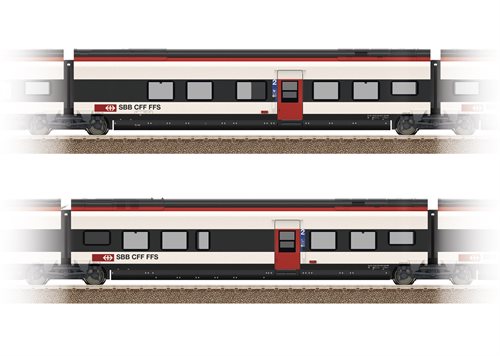 Trix 23281 Ergänzungswagen-Set 1 zum RABe 501 Giruno