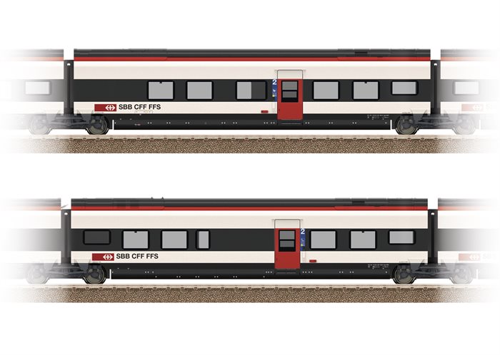 Trix 23281 Ergänzungswagen-Set 1 zum RABe 501 Giruno