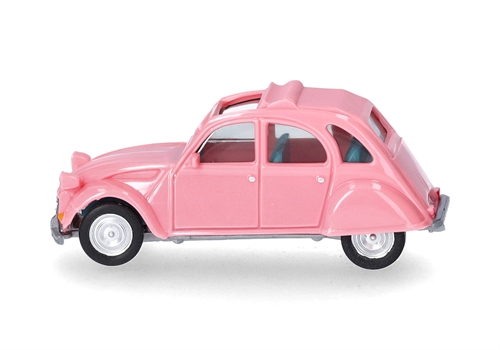 Herpa 020824-008 Citroën 2CV, offen, rosa, H0