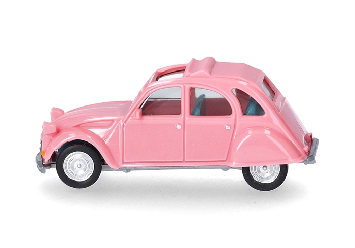 Herpa 020824-008 Citroën 2CV, offen, rosa, H0