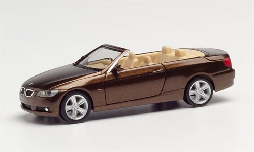 Herpa 033763-002 BMW 3er Cabrio, Marrakesh braun metallic, H0 