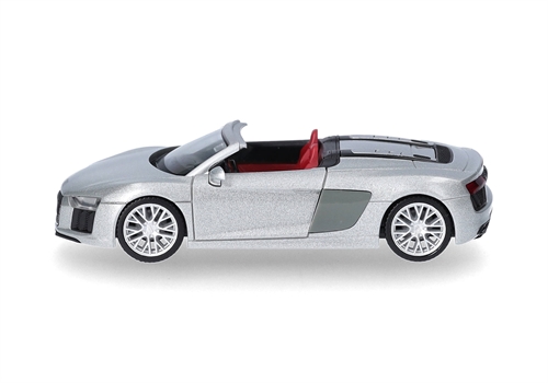 Herpa 038690-002 Audi R8 Spyder, silber, H0