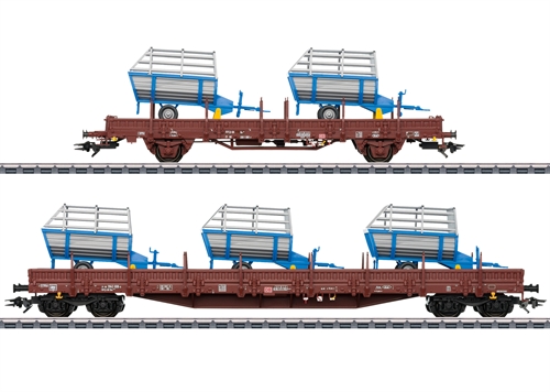 Märklin 46407 Güterwagenset 2 landwirtschaftliche Geräte, DB AG, H0
