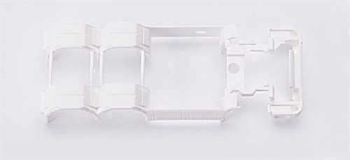 Herpa 051170 Chassisblech für Scania SL 3a, weiß, 4 Stück, H0