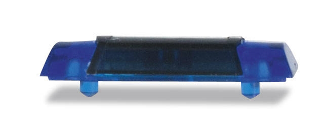 Herpa 053419 Zubehör Warnbalken Hella RTK-7, blau transparent (10 Stück), H0