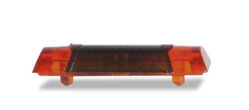 Herpa 053426 Zubehör Warnbalken Hella RTK-7, orange-transparent (10 Stk.), H0