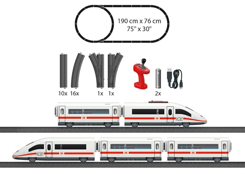 Märklin 29420 Märklin my world - Startpackung "ICE 3" für Kinder ab 3 Jahren, KOMMT NEU 2026