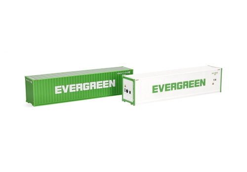 Herpa 076449-007 40-Fuß-Container-Set „Evergreen“, H0