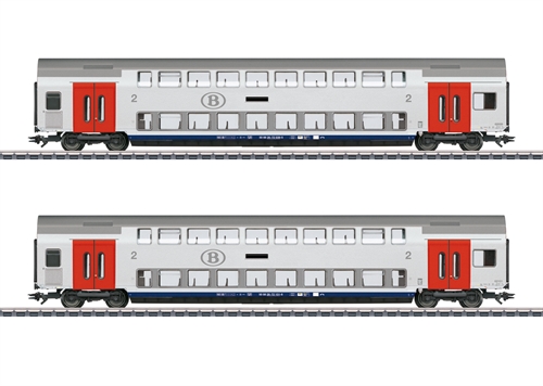 Märklin 43566 Doppelstockwagen-Set SNCB, KOMMT NEU 2026