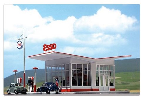 Busch 1005 Tankstelle, Esso, H0