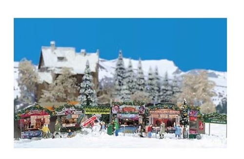 Busch 1059 Weihnachtsmarkt fertiggestellt, H0
