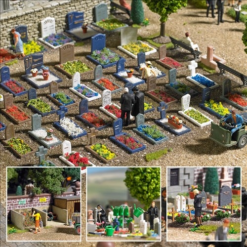 Busch 1090 Friedhof, H0
