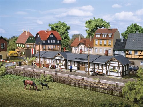 Auhagen 11418 Bahnhof Barthmühle, H0