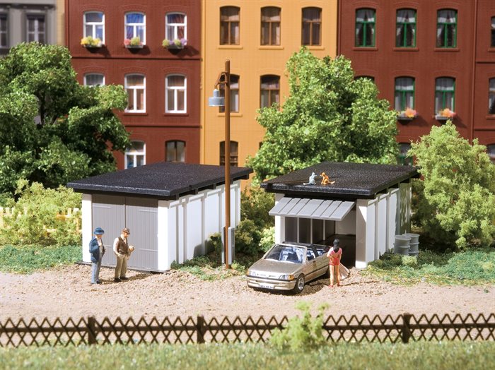 Auhagen 11420 Fertiggaragen, H0
