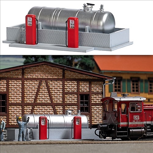 Busch 1158 Tankstelle für Bahnbetriebswerk, H0