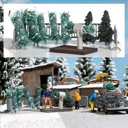 Busch 1182 Weihnachtsbaumeinkauf, H0