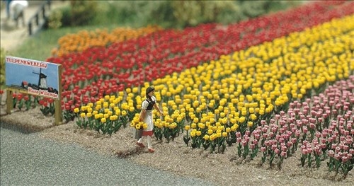 Busch 1206 Bausatz mit 120 Tulpen, H0, 0