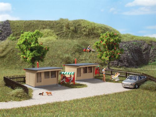 Auhagen 12339 „Bungalows“, H0/TT