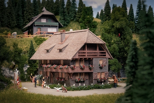 Faller 130012 Jubiläumsmodell, Uhrmacherhaus mit Figur, H0