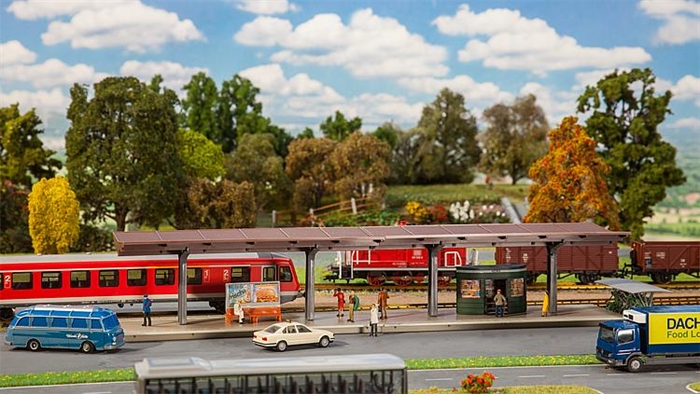 Faller 131366 2 Bahnsteige, Hobby-Serie, H0