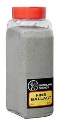 Woodland Scenics 1375 Feinballast, Grau, Streu dose, 945 cm3