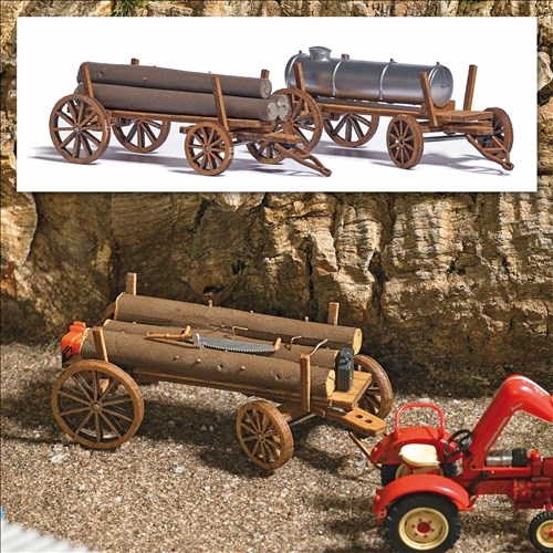 Busch 1386 Holzwagen, H0