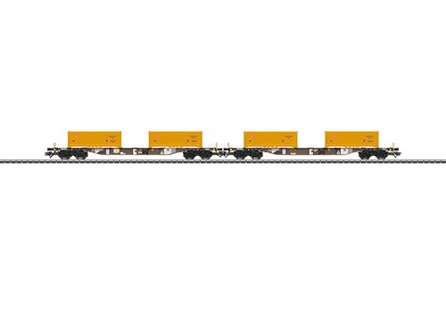 Märklin 47131 Wagenset mit zwei verschiedenen 4-achsigen Güterwagen, AAE, Ep. VI,