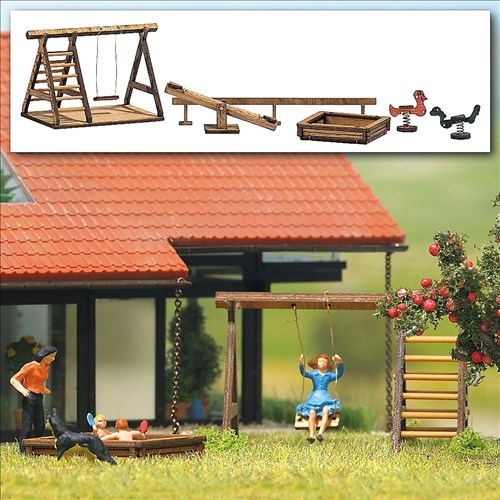 Busch 1485 Spielplatz, H0
