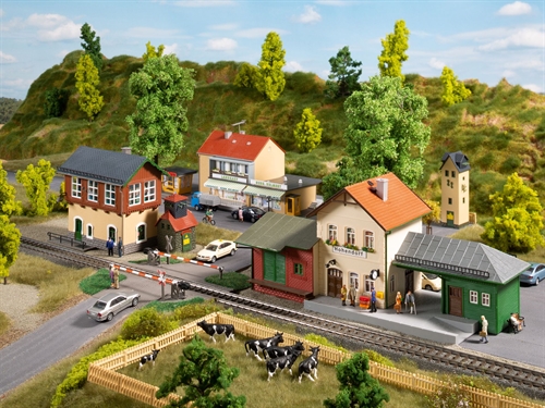 Auhagen 15105 Set Bahnhof Hohendorf in H0