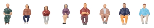 Faller 151684 Sitzende Personen III, acht Figuren, H0
