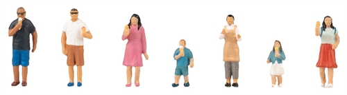 Faller 151697 Am Eisstand, sieben Figuren, H0