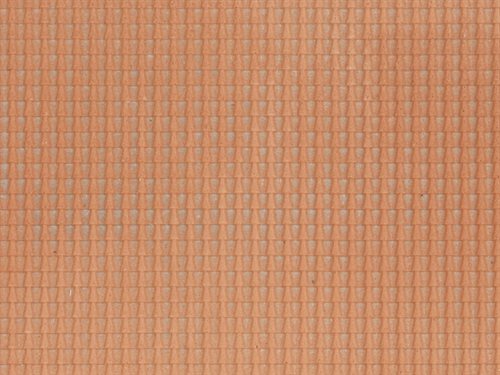 Noch 60350 Dachpfanne, rot, Größe 28 x 10 cm, H0