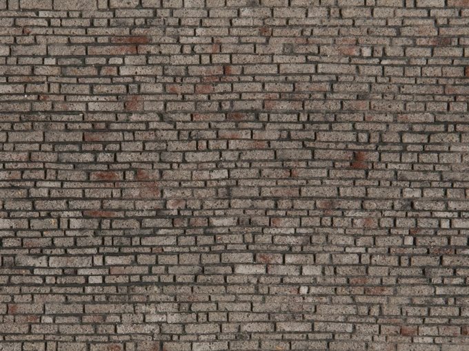 Noch 60370 Schichtmauerwerk, Größe 28 x 10 cm, H0