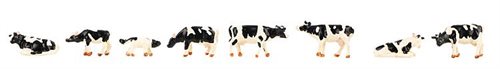 Faller 155903 Schwarzgefleckte Kühe, acht Figuren, Spur N