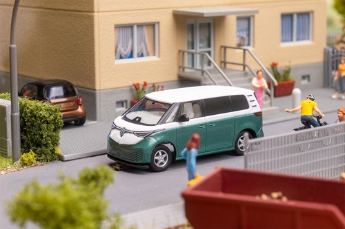 Faller 161422 VW ID. Buzz, grün-weiß (HERPA), H0
