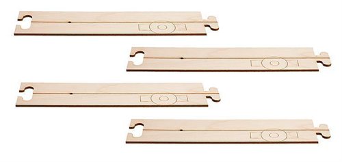 Faller 161911 Laser-Straßengleis, gerade, H0