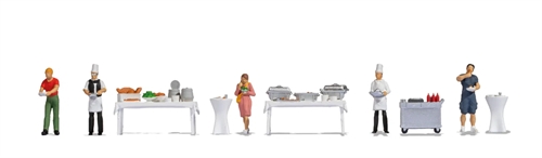 Noch 16276 Figuren-Themenwelt "Buffet" H0