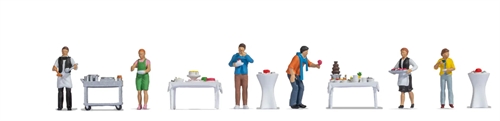 Noch 16277 Figuren-Themenwelt "Buffet" H0