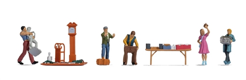 Noch 16280 Figuren-Themenwelt "Flohmarkt" H0