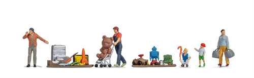 Noch 16282 Figuren-Themenwelt "Flohmarkt" H0