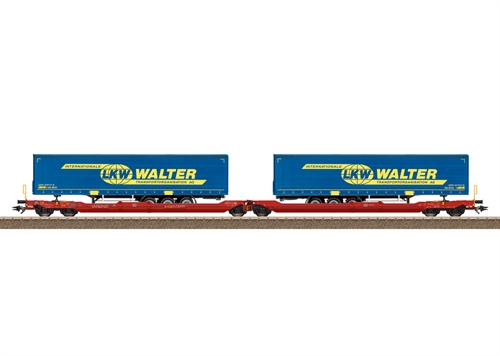 Trix 24470 Doppeltaschenwagen Sdggmrss 738, Ep VI