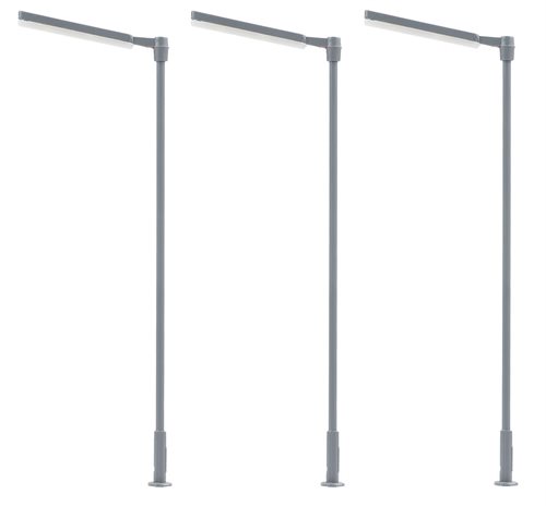 Faller 180121 LED-Kreuzmastleuchten, einzeln, kaltweiß, 3 Stück, H0v