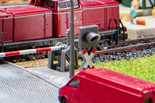 Faller 180259 - Mini-Soundeffekt Gleisübergang mit Klingel