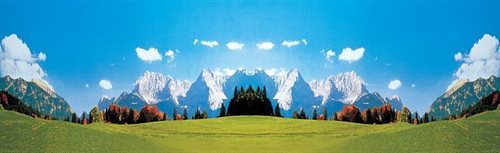 Faller 180513 Hintergrund Karwendelgebirge, Größe: 3200 x 970 mm