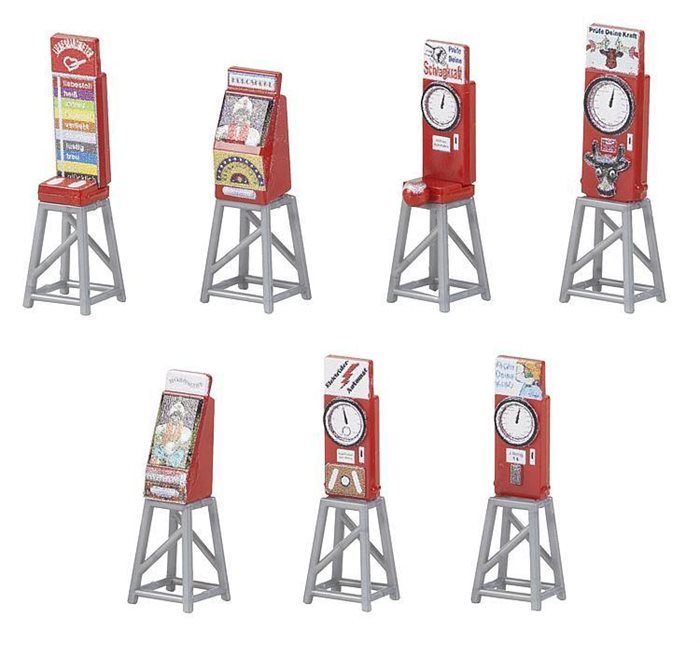 Faller 180946 Spielautomaten, 7-tlg. Ep IV, H0