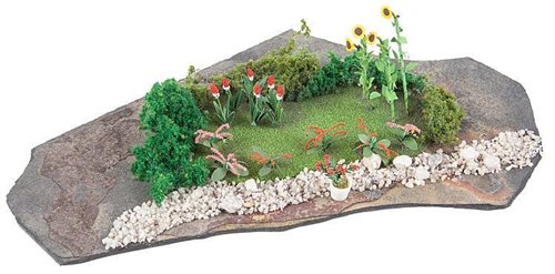 Faller 181112 Bauen Sie Ihr eigenes Mini-Diorama, Garten