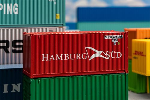 Faller 182001 20' Container, Hamburg Süd, H0