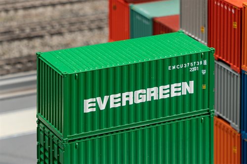 Faller 182004 20 Fuß Container EVERGREEN, H0